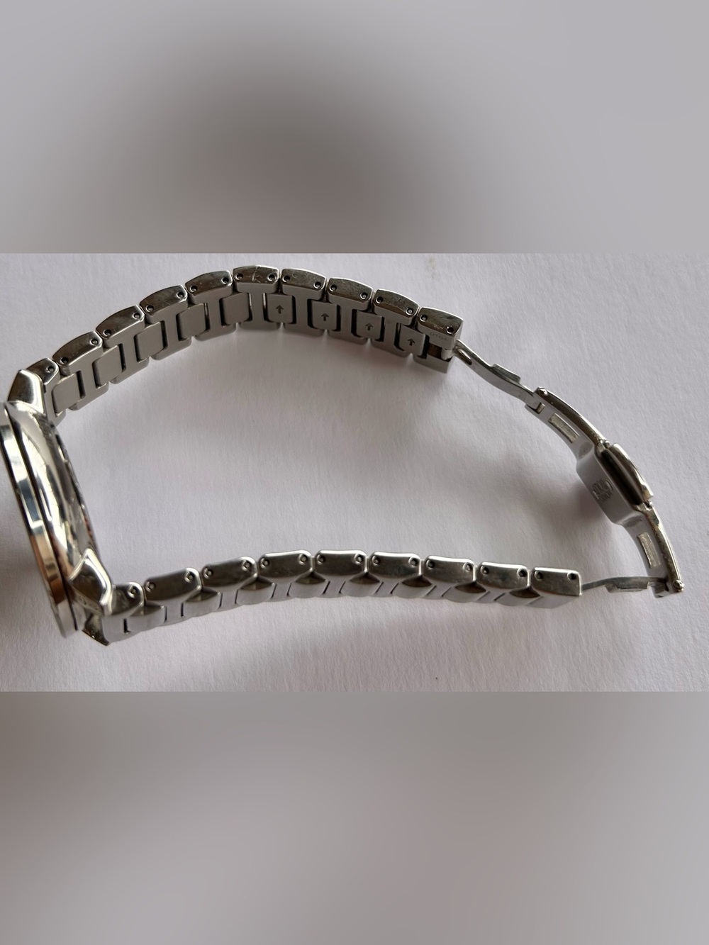 Movado Bold Sugar Dial Stainless Steel silver toned Museum Dial Bracelet Watch - Picture 6 of 6